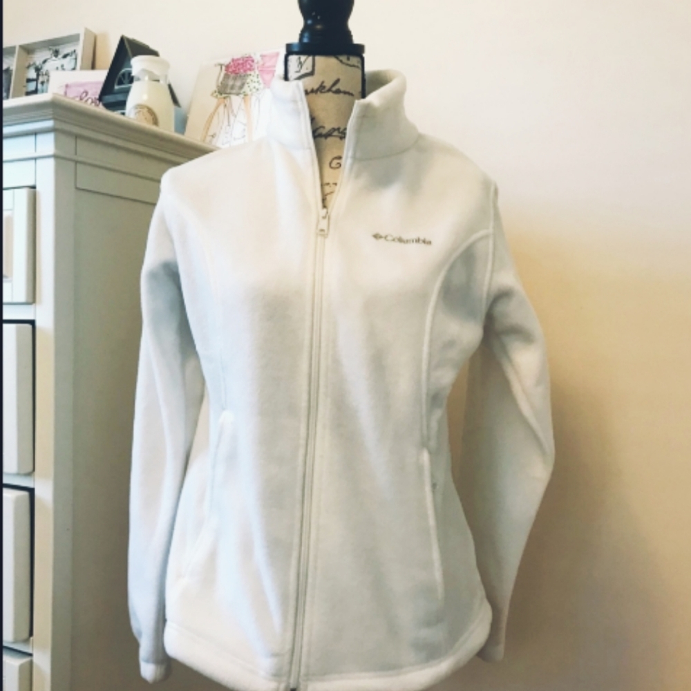 Womans Columbia Fleece Jacket Zip-Up